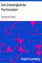 [Gutenberg 29097] • Eine Schwierigkeit der Psychoanalyse